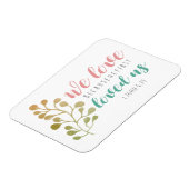 Christelijke BIBLE VERSE We houden van koelkast Magneet (Linkerzijde)