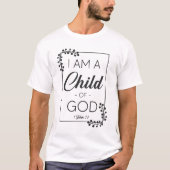 Christelijke Bijbel, als ik een kind van God ben 1 T-shirt (Voorkant)