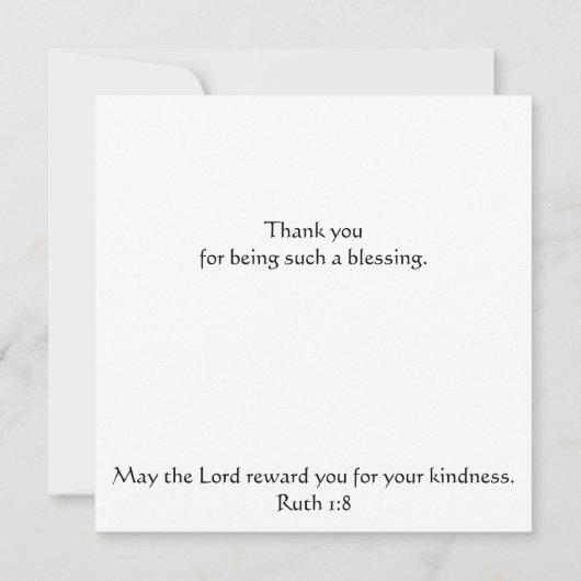 Christelijke Bijbel Bedankt Zonlicht Scenery Kaart (Achterkant)