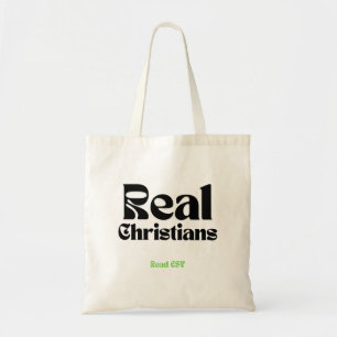 Christelijke bijbel ESV Funny Church Merch Tote Bag
