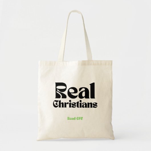 Christelijke bijbel ESV Funny Church Merch Tote Bag (Voorkant)