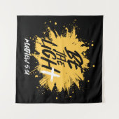 Christelijke bijbel is het licht Matthew 5:14 Wandkleed (Voorkant (horizontaal))