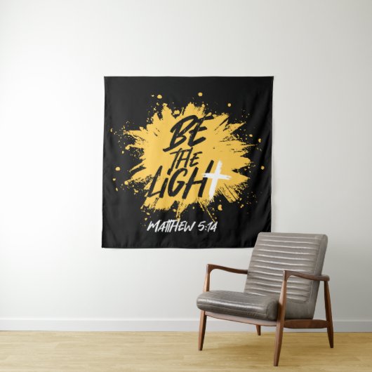 Christelijke bijbel is het licht Matthew 5:14 Wandkleed (In situ)