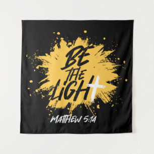 Christelijke bijbel is het licht Matthew 5:14 Wandkleed