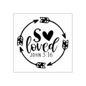 Christelijke bijbel is zo geliefd rubberstempel (Afrduk)