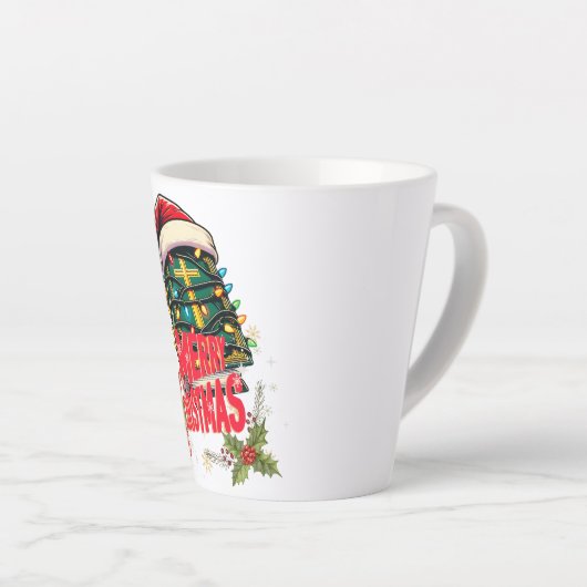 Christelijke Bijbel Kerst Pet Xmas Latte Mok (Rechterhoek)