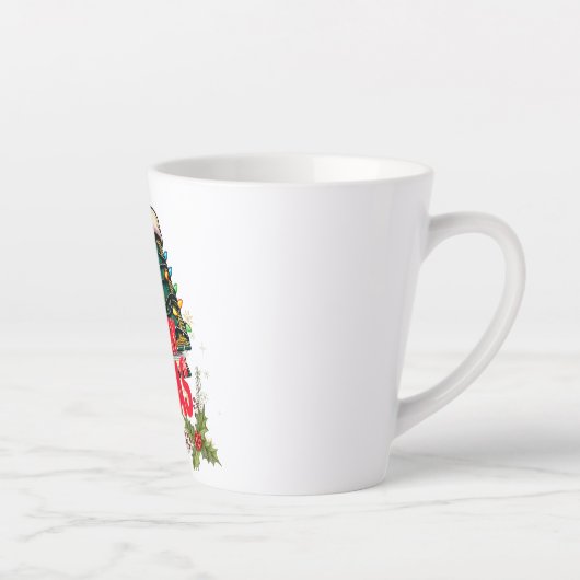 Christelijke Bijbel Kerst Pet Xmas Latte Mok (Rechts)