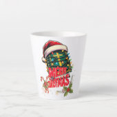 Christelijke Bijbel Kerst Pet Xmas Latte Mok (Voorkant)