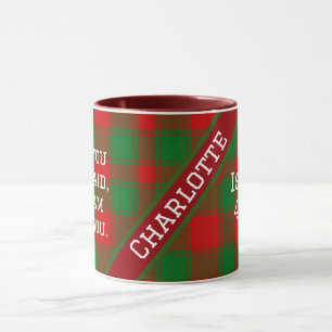 Christelijke Bijbel Motivatie Buffalo Tartan Plaid Mok