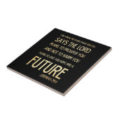 Christelijke Bijbel Scriptura Verse - Jeremiah 29: Tegeltje (Zijkant)