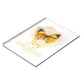 Christelijke bijbel ter bevordering van de vlinder notitieboek (Linkerzijde)