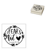 Christelijke bijbel verse angst niet rubberstempel (Gestempeld)