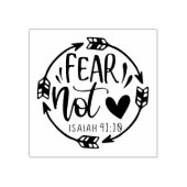 Christelijke bijbel verse angst niet rubberstempel (Afrduk)