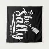 Christelijke Bijbel Verse BE Salty Matthew 5:13 Wandkleed (Voorkant (horizontaal))