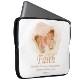Christelijke bijbel Verse Butterfly voor vrouwen:  Laptop Sleeve (Voorkant Rechts)