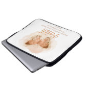 Christelijke bijbel Verse Butterfly voor vrouwen:  Laptop Sleeve (Voorkant onderkant)