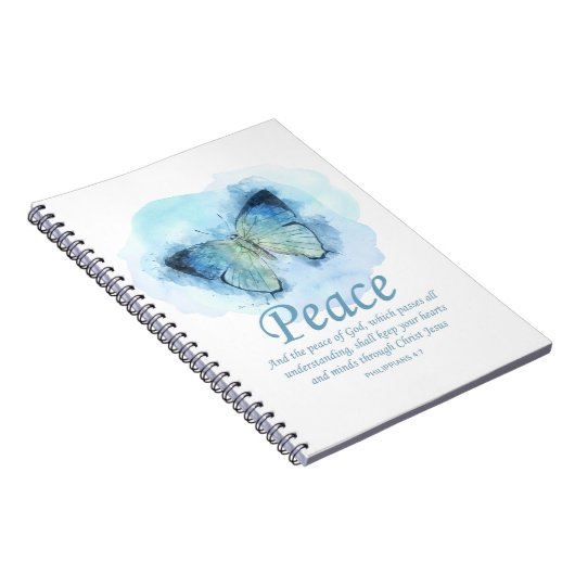 Christelijke bijbel Verse Butterfly voor vrouwen: Notitieboek (Rechterzijde)