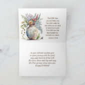 Christelijke Bijbel Verse Elegant Floral Kaart (Binnen)