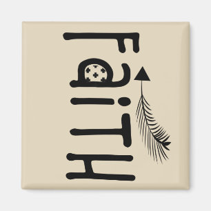 Christelijke Bijbel Verse Faith Up Arrow Magneet