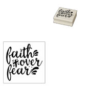 Christelijke bijbel verse geloof over angst rubberstempel (Gestempeld)