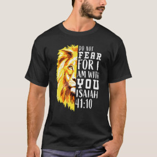 Christelijke bijbel verse geloofsovertuiging over t-shirt