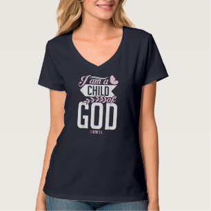 Christelijke Bijbel Verse ik ben een kind van God T-shirt
