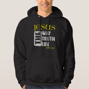 Christelijke Bijbel Verse John 146 1 Hoodie