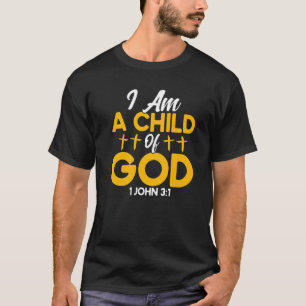 Christelijke bijbel Verse John 31 Kind van God Kru T-shirt