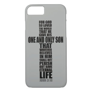 Christelijke Bijbel Verse John 3:16 Case-Mate iPhone Case