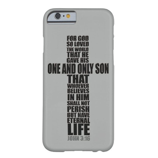 Christelijke Bijbel Verse John 3:16 Case-Mate iPhone Case (Achterkant)