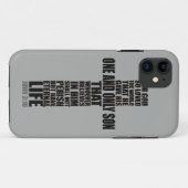 Christelijke Bijbel Verse John 3:16 Case-Mate iPhone Case (Achterkant (horizontaal))