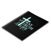 Christelijke Bijbel Verse John Notitieboek (Linkerzijde)