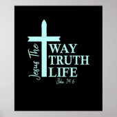Christelijke Bijbel Verse John Poster (Voorkant)