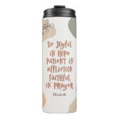 Christelijke Bijbel Verse Modern Boho Inspirerend  Thermosbeker (Voorkant)