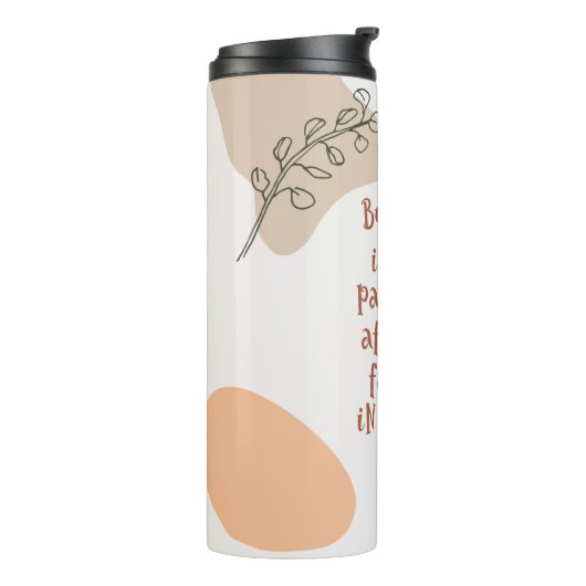 Christelijke Bijbel Verse Modern Boho Inspirerend  Thermosbeker (Gedraaid links)