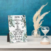 Christelijke Bijbel Verse Philippians 4 8 Verlaten Fotoplaat (Zijkant)