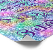 Christelijke Bijbel Verse Psalm 139 14 Mousserend Poster (Hoek)