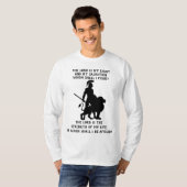 Christelijke Bijbel Verse Psalm 27 T-shirt (Voorkant volledig)