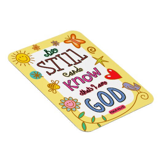 Christelijke Bijbel Verse Schrift Tekst Doodle Magneet (Rechterzijde)
