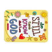Christelijke Bijbel Verse Schrift Tekst Doodle Magneet (Horizontaal)