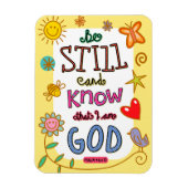 Christelijke Bijbel Verse Schrift Tekst Doodle Magneet (Verticaal)
