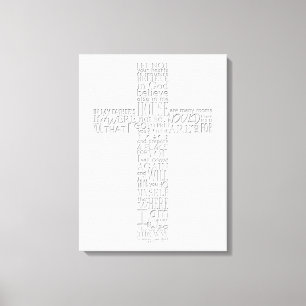 Christelijke Bijbel Verses John 14 Canvas Afdruk