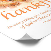 Christelijke bijbel vlinder voor vrouwen: bedankt poster (Hoek)