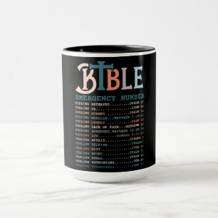 Christelijke Bijbel Voedingsfeiten Mok