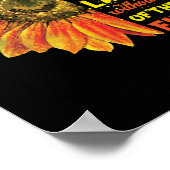 Christelijke Bijbel - Zonnebloemscriptie Religie Poster (Hoek)