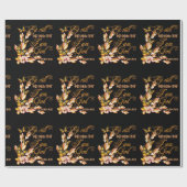 Christelijke bijbelbus met 46:10-bloem cadeaupapier (Vlak)