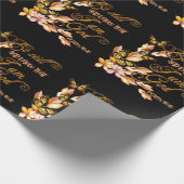 Christelijke bijbelbus met 46:10-bloem cadeaupapier (Hoek)