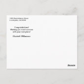 Christelijke Bijbelcitaat Inspiratie Felicitatie Briefkaart (Achterkant)