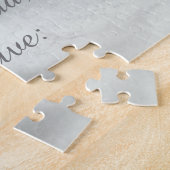 Christelijke Bijbelcitaat winterbergen Legpuzzel (Zijkant)