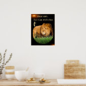Christelijke Bijbelposter Poster (Keuken)